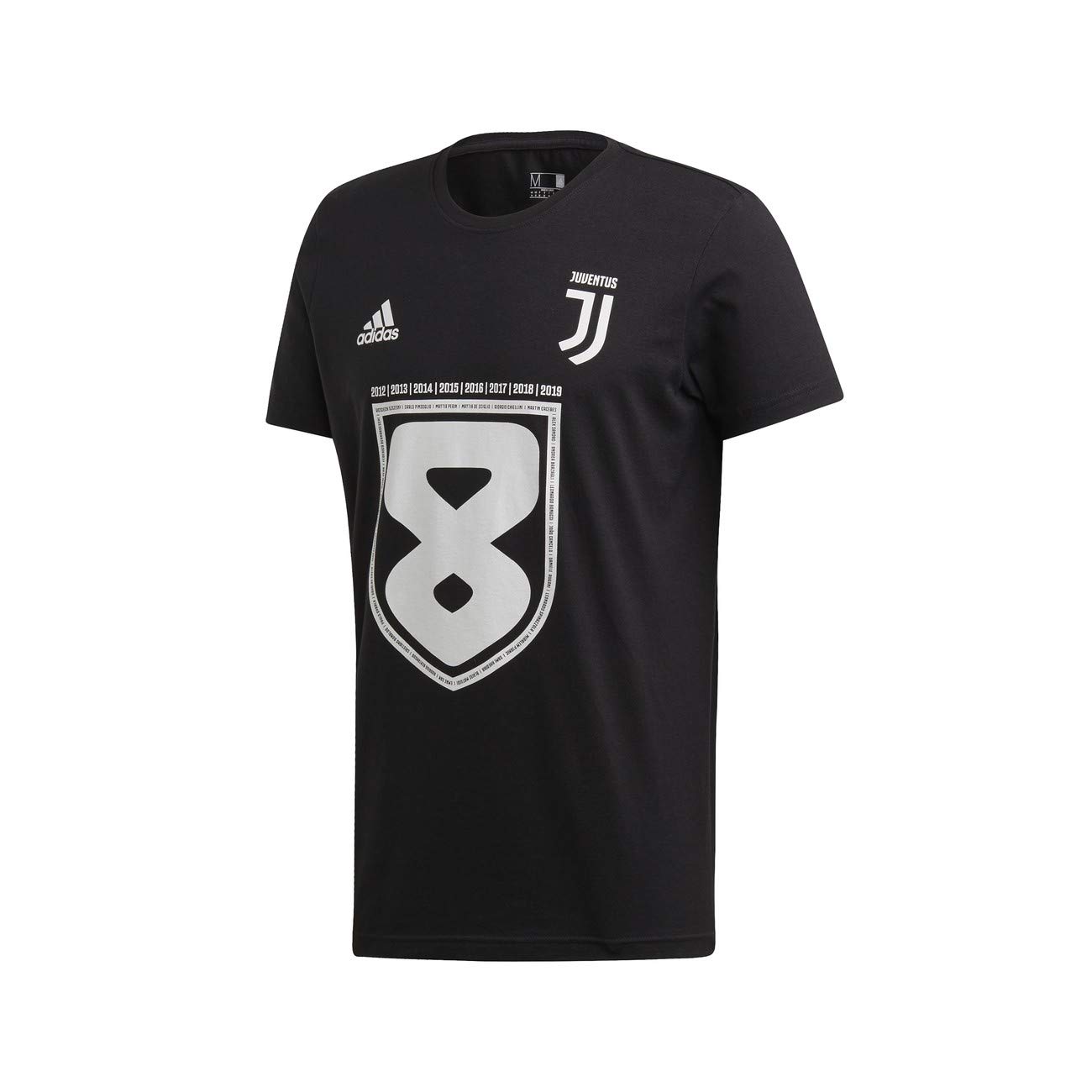 adidas Juventus 8 t-shirt bambino Campione d'italia 37 scudetto 9-10 anni,  Nero : Amazon.it: Sport e tempo libero
