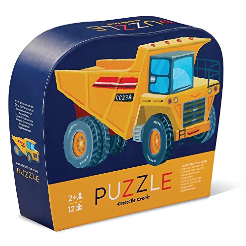 Puzzle de construcción Crocodile Creek de 12 piezas mini para niños