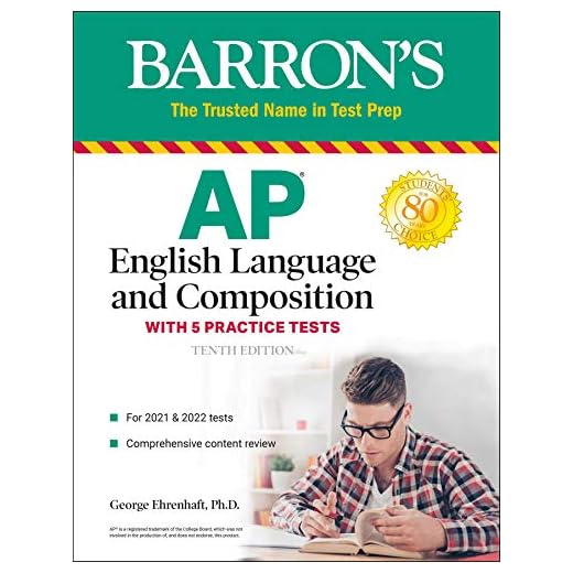 AP English Language and Composition: With 5 Practice Tests (Barron's Test Prep)