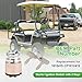 QCESEV Starter Ignition Switch Compatible with Club Car DS Gas Golf Cart 1983-1995 Replacement for 1012415 CP1012415 Lock Cylinder Kit with 2 Keys