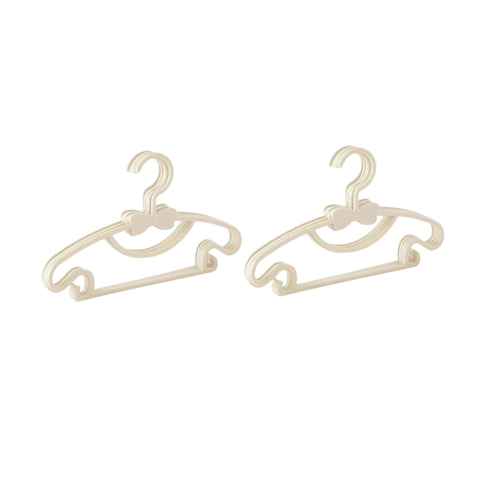 5/10/20/30/50pcs Of Hangers Clothing Closet Storage Hanger Racks(10pcs Off White)