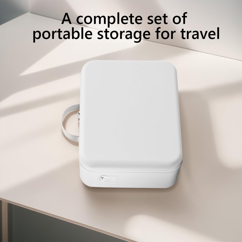 CHANGYUE Bolsa de Almacenamiento portátil de Estuche de Transporte Accesorios de Consola Switch2 (Blanco)