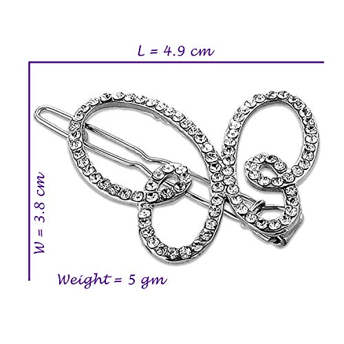 Image of Young & Forever Gift Special Fashion Celestial Stars Flower Butterfly Gold Plated Crystal Barrette Hair Clip /Pin Hair Accessories for women