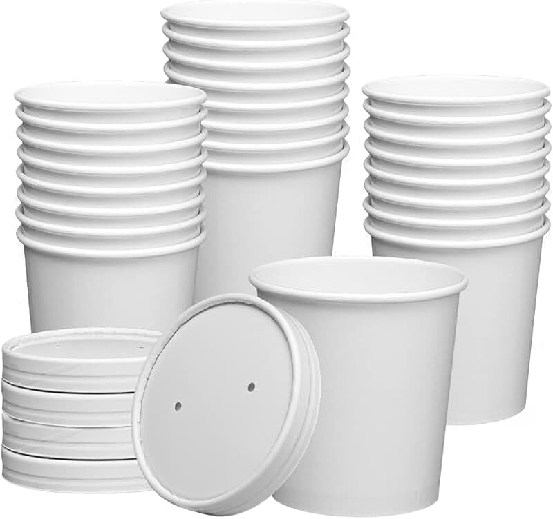 paper soup bowls with lids