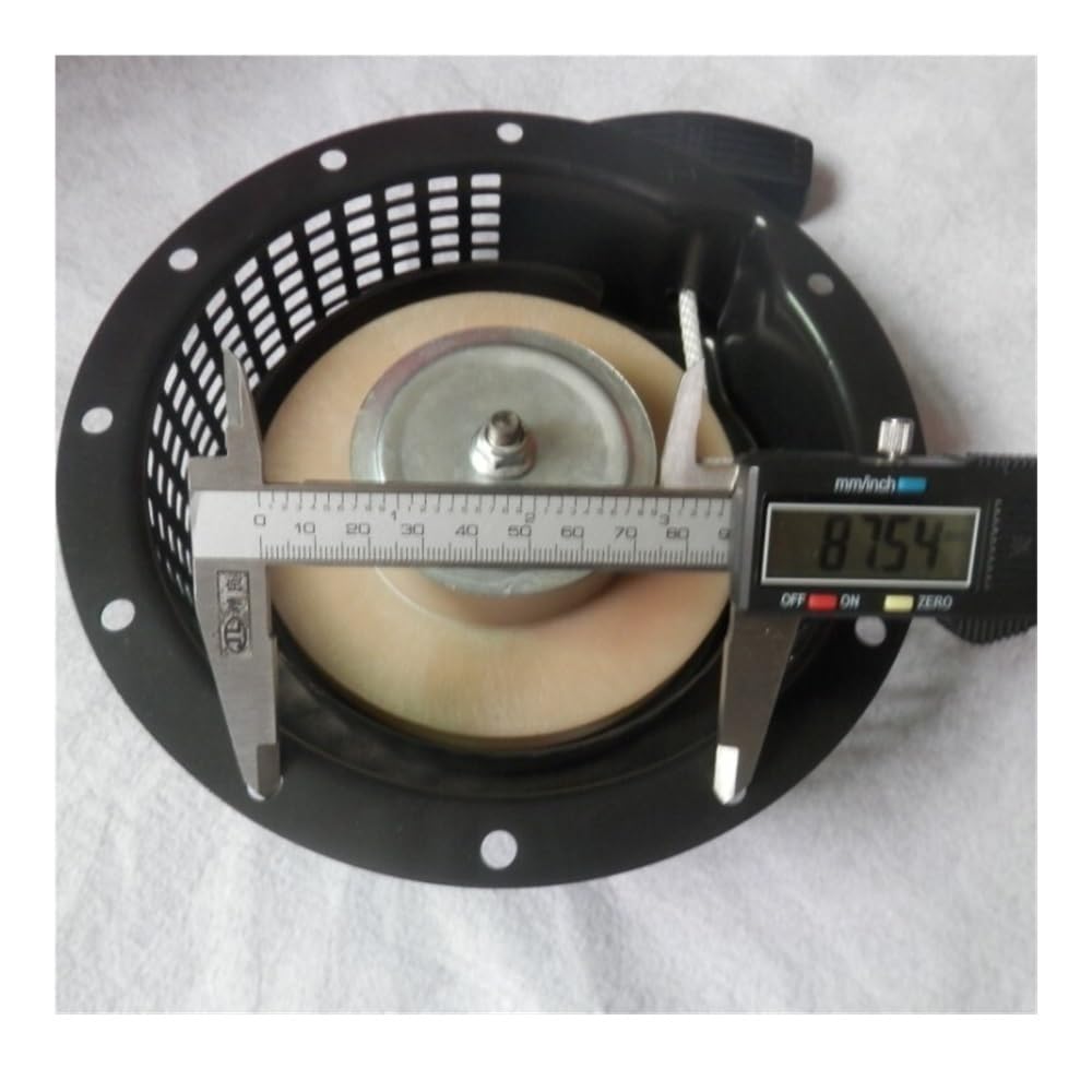 Arrancador de Retroceso Km178f, trinquete único Apto for cultivador 178f 178fs, generador de caña, rebobinado de Cuerda de Agarre de Arranque