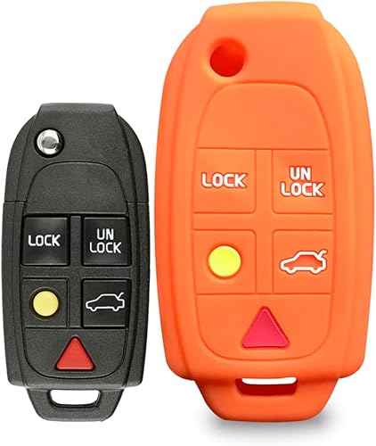 Miniatura 4 de ECOiNVA for Volvo C30 C40 C70 V90 V40 V50 V60 V70 S40 S60 S80L S90 EX90 EX30 XC40 XC60 XC70 XC90 Silicone Car Key Case