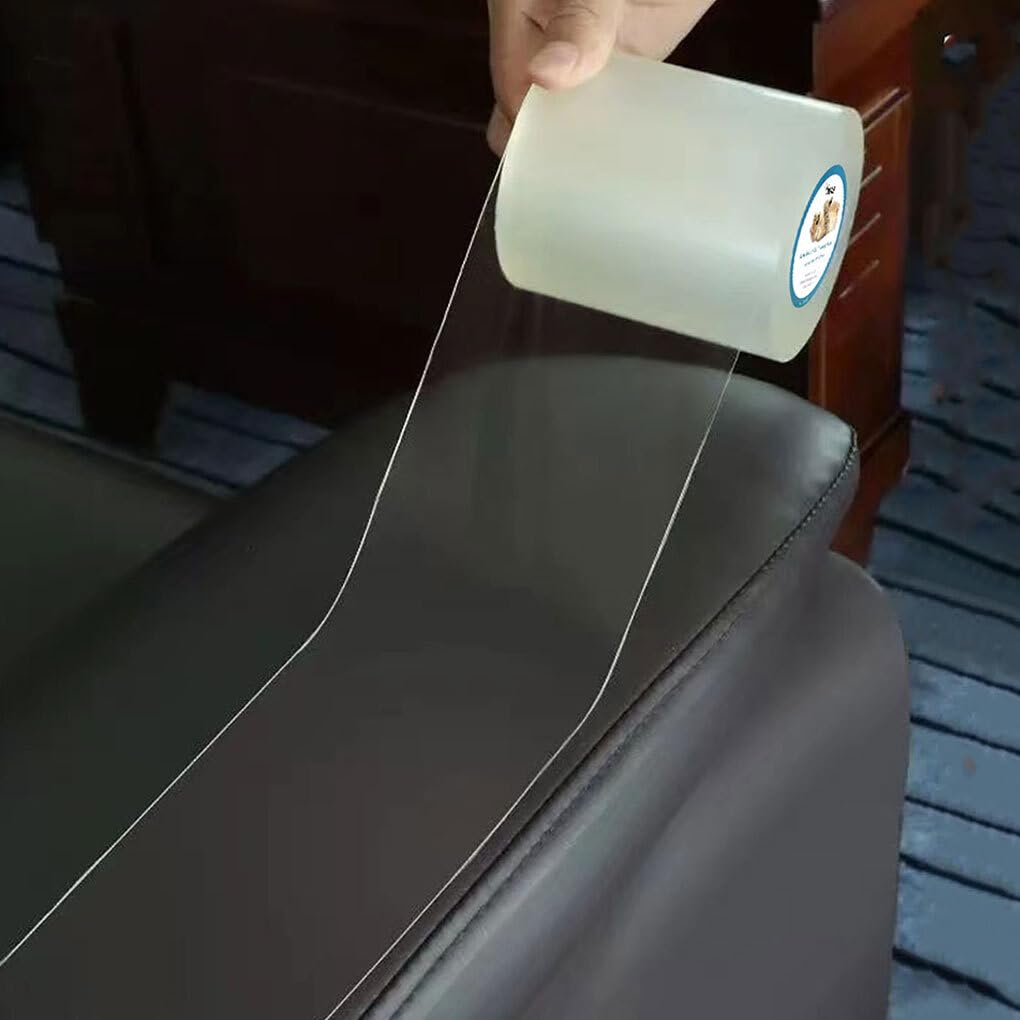 Los Muebles detienen el rasguño del Gato con los Protectores del sofá Protector Anti plástico de Muebles rasguño Gato, 0.25 mm x 20 cm x 5 m