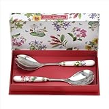 Portmeirion Exotic Botanic Garden Salad Servers, 10-Inch, Set of 2