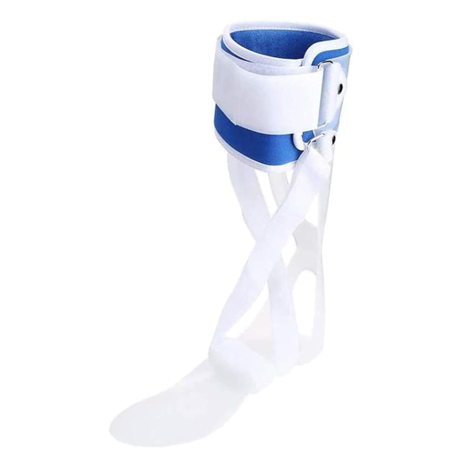 Ortesis para caída de pie, férula de tobillo ajustable AFO, soporte para pies, corrector de pie para dolor de artritis, fascitis plantar y espolón calcáneo, para aliviar el dolor, izquierda, S