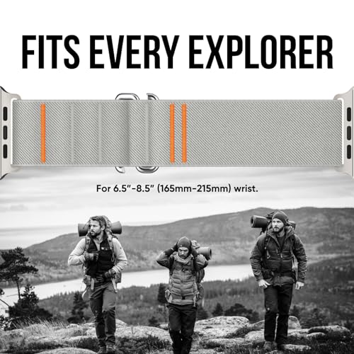Image of Suitisbest Straps Compatible for Apple Watch Ultra 3 Strap 49 /46 /45 /44 /42 /41 /40 /38mm, Stretchy Nylon Sport Loop Strap with S-Hook for Apple Watch Ultra 3 /2 /1 SE3 Series 11 10 9 8 7 6 5 4【Band only】
