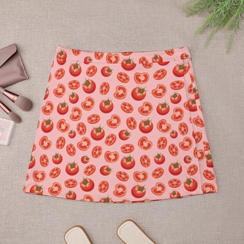 Womens Summer Mini Skirt High Waisted Short Skirt A-Line Casual Daily Skirts3