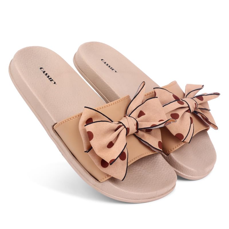Women's Printed Tei Slides/Slipper || Comfort Trendy Stylish Fashionable Daily Use Slippers/Flip Flop/Slides for Women And Girl's-image-46