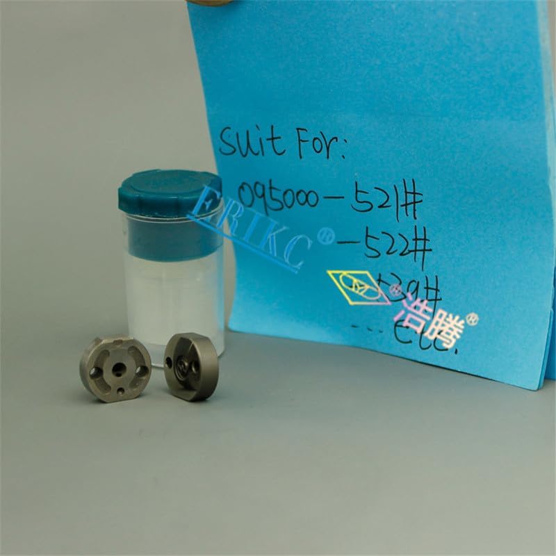 Valve Body 02# Common Rail Injector Valve, Valve Plate for Injector 095000-5210 and 0950005210 Orifice Valve Plate