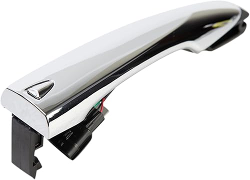 Miniatura 460 de TRQ Manija de la puerta exterior trasera izquierda del lado del conductor negra compatible con Honda Civic 2001-2005