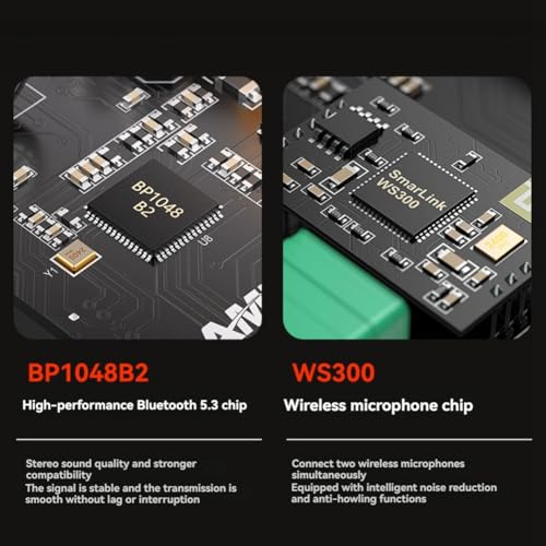Amplificateur audio Bluetooth 5.3 pour vos soirées karaoké à la maison