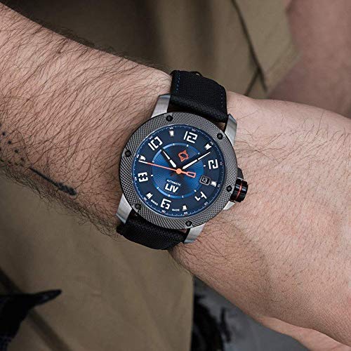 Liv Gx1-A Swiss Auto, 26-Jewel Mvnt - 42Hr Power-Reserve - 42Mm Ss Case, Multi-Layer Dial -Watch For Men - Skeleton Case-Back - Sapphire Crystal - 330 Ft Water Resistance #TOP5