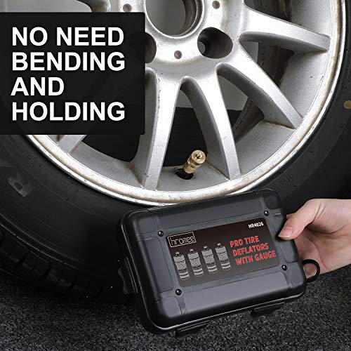 Kit de deflatadores de pneu automáticos Hromee para veículos off-froad, carros, caminhões, motocicle