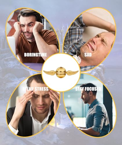Image of Fidget Toys, Funny Anxiety Relief Toys Golden Hand Fidget Toys Suitable Learning Activities Stress Relief Focus Improvement Stimulation Creative Play Motor Development Relaxation