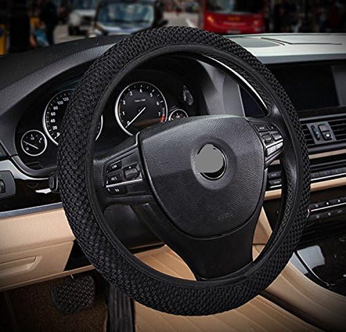 ZaCoo Breathable Mesh Anti-Slip Car Steering Wheel Cover (No Fixed Inner) fits for Truck,SUV,Cars 14"-15"