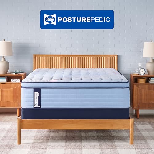 Image of Sealy Posturepedic Plus Glenshaw 15 inch Medium Pillowtop Innerspring Mattress - California King