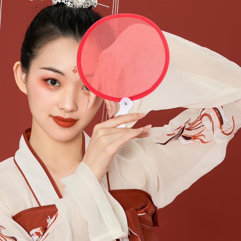 Ciieeo Decorative Folding Hand Fan Handheld Fan for Weddings and Festivals Portable Hand Fan for Bridal and Event Decor