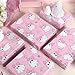 100 Sheets Pink Ghost Boo Tissue Paper, Cute Girly Ghost & Boo Pattern Wrapping Paper for Girly Halloween Baby Shower DIY Crafts Trick & Treat Party Supplies, 13.8 x 19.7 Inch