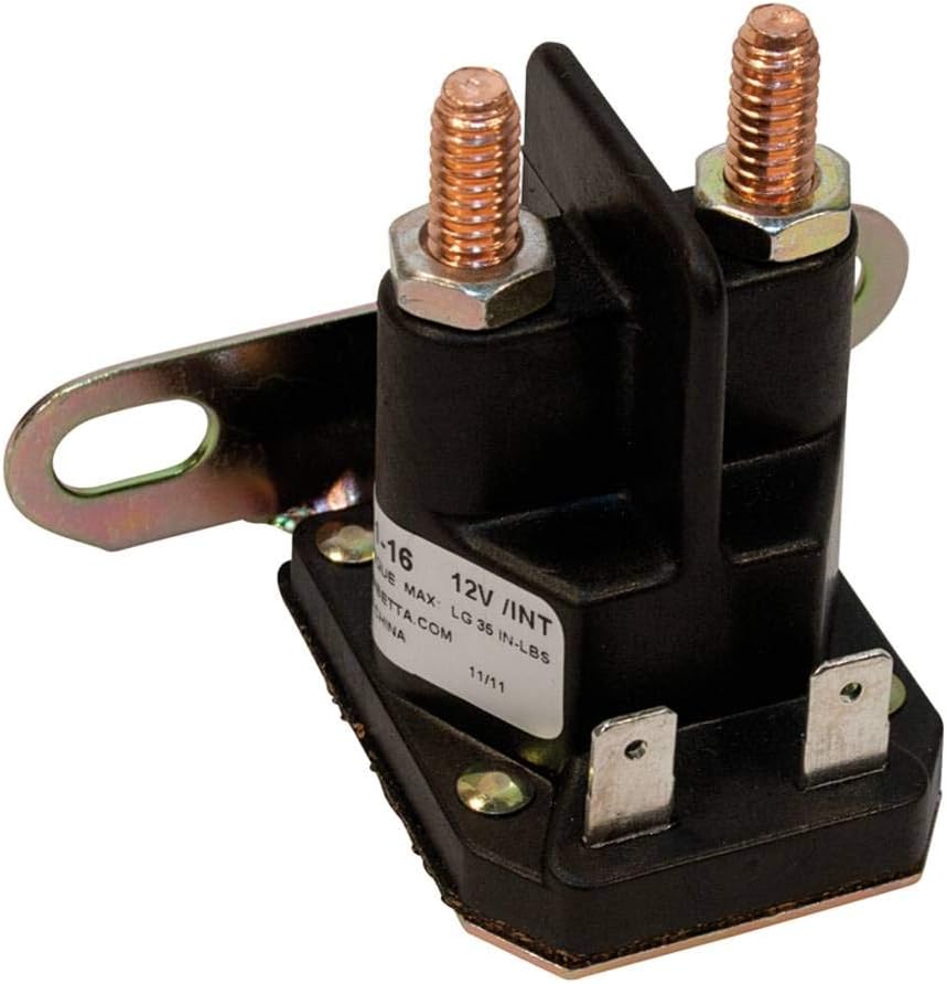 MaxLouder 4 Pole Starter Solenoid fit for Briggs & Stratton 5410K,Cub Cadet