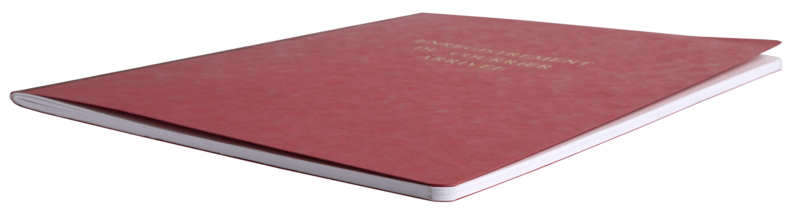 Le Dauphin - Réf. 41045D - 1 Piqûre - Dimensions 32 X 24 cm - Courrier arrivée 80 pages - Enregistrement du courrier - Couverture souple de couleur rouge