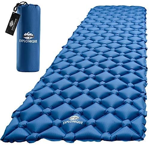 Camping Sleeping Pad - Best Inflatable Ultralight Mat for Backpacking & Hiking Traveling - Compact Lightweight Air Mattress - Insulated Camp Sleep Pads