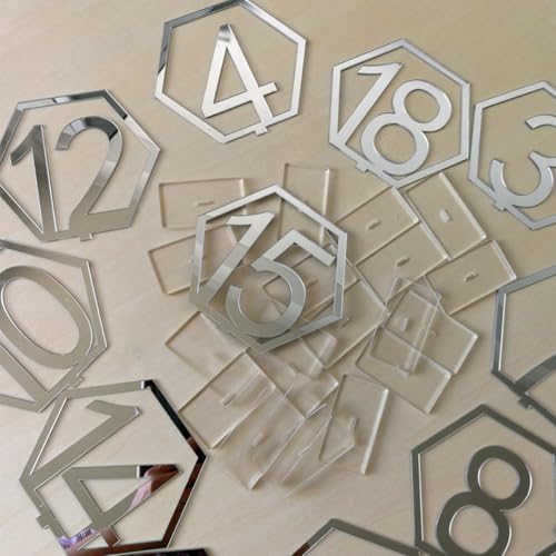 Porte-numéros de table SUPVOX en acrylique pour sublimer vos dîners d'anniversaire