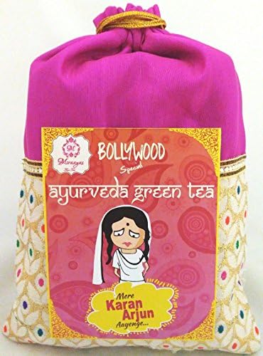 Bollywood Special Ayurveda Green Tea : by Miraayas Fine Tea | Finest Quality Single Estate Green Tea With Aswagandha, Turmeric, Cinnamon, Cardamom & Aniseed | Garden Fresh Direct From The Himalayas