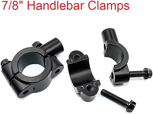 Miniatura 6 de Espejos para ATV, espejos de motocicleta, 360 grados tipo bola ATV espejo retrovisor lateral para manillar bicicleta, moto de nieve, scooter,