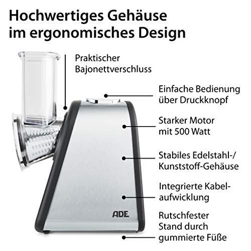 Elektrischer Gemüsehobel von ADE für einfaches Schneiden