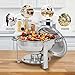 SUPER DEAL Upgraded 5 Qt Full Size Stainless Steel Chafing Dish Set of 2 Pack Round Chafer Buffet Catering Warmer Set w/Food and Water Pan, Lid, Solid Stand and Fuel Holder