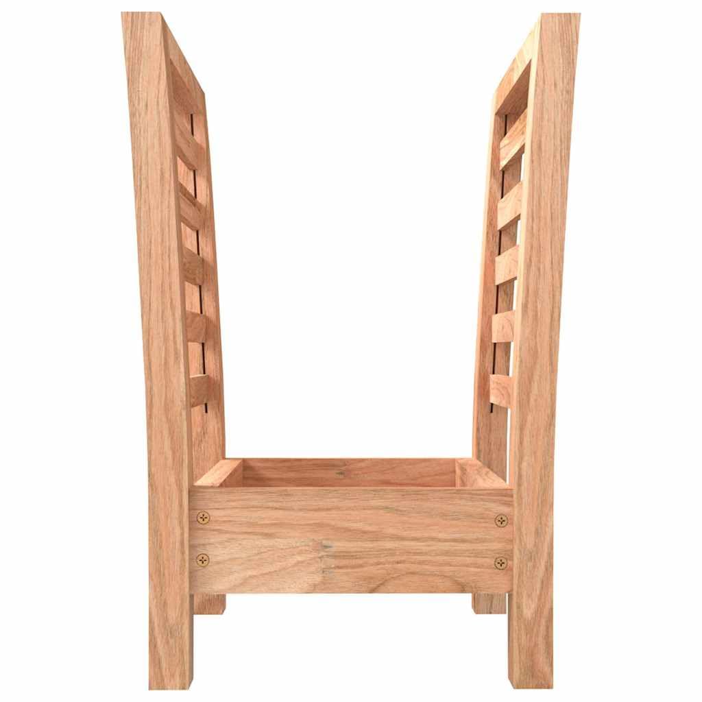 Muebles, revistero, 40 x 26,5 x 38,5 cm, madera maciza de nogal