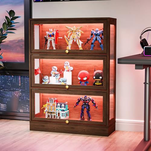 Acrylic Glass Display Cabinet with LED Lighting