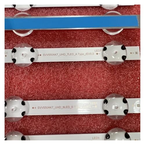 Tira de LED para TV de 55 pulgadas compatible con Hitachi Toshiba y Hyundai repuesto de luz trasera 3