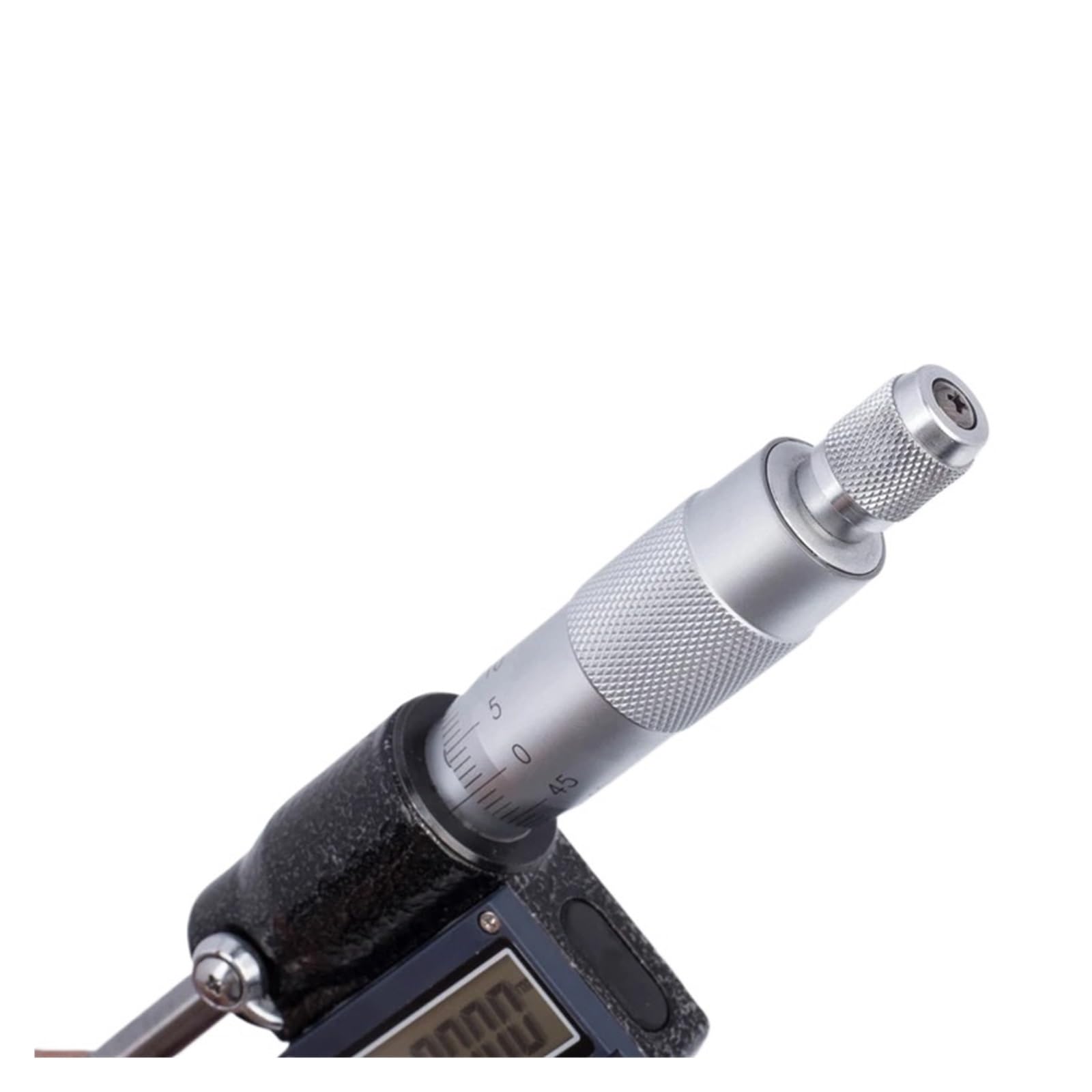 Lektronische Bügelmessschraube 0,001 mm Digital-Mikrometer 0-100 mm Elektronische Außenmikrometer Chrom(75 100mm)