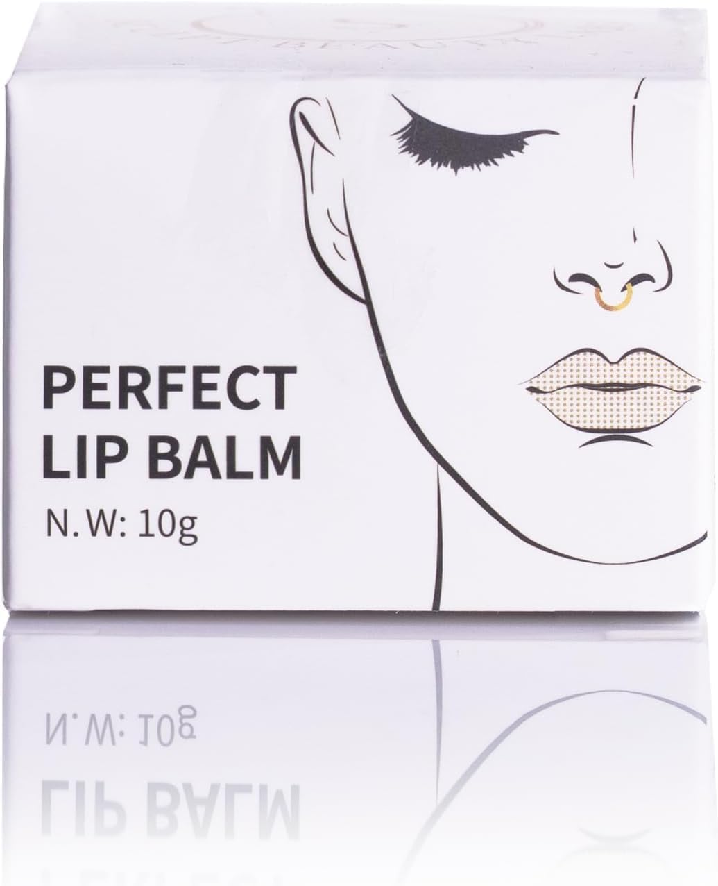 Perfect Lip Balm, 0.35 oz, hidrata y da brillo a tus labios, dejándolos suaves y protegidos. Ideal para usar de día sobre labial o como mascarilla nocturna. ¡Perfecto para labios irresistibles!