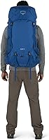 Vista 9 de Osprey Rook 50L Men's Backpacking Backpack, Astology Blue/Blue Flame