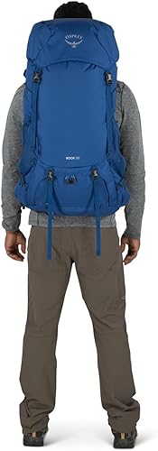 Miniatura 9 de Osprey Rook 50L Mochila de mochilero para hombre, Astology AzulBlue Flame