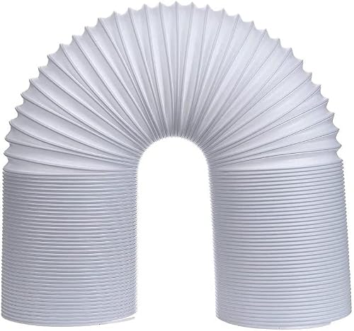 Luxte Anti-Clockwise Thread, Length 150Cm Universal Air Conditioner Exhaust Hose, 5.9Inch Diameter Thread Vent Hose For Portable Duct Extension Kit, Whynter Delonghi (Anti-Clockwise Thread, Length 150Cm)