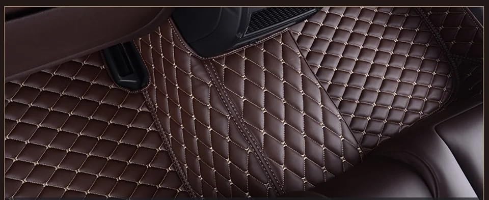 Tapis voiture Dodge Challenger sur mesure tapis de sol rouge - 4