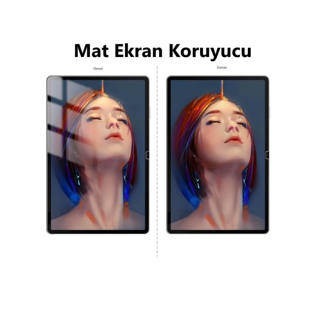 Engo Huawei Matepad 11.5" Papermatte Edition İle Uyumlu Mat Ekran Koruyucu Parmak İzi Bırakmayan Parlama Önleyici Koruma, 9h Temperli Nano Cam