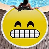 Material de alta calidad: la toalla de playa seca rápida está hecha de microfibra al 100%, es muy suave y duradera. El material de microfibra gruesa absorbe el agua casi 5 veces más que el algodón. Te hará secar rápidamente después de nadar o ducharse.
