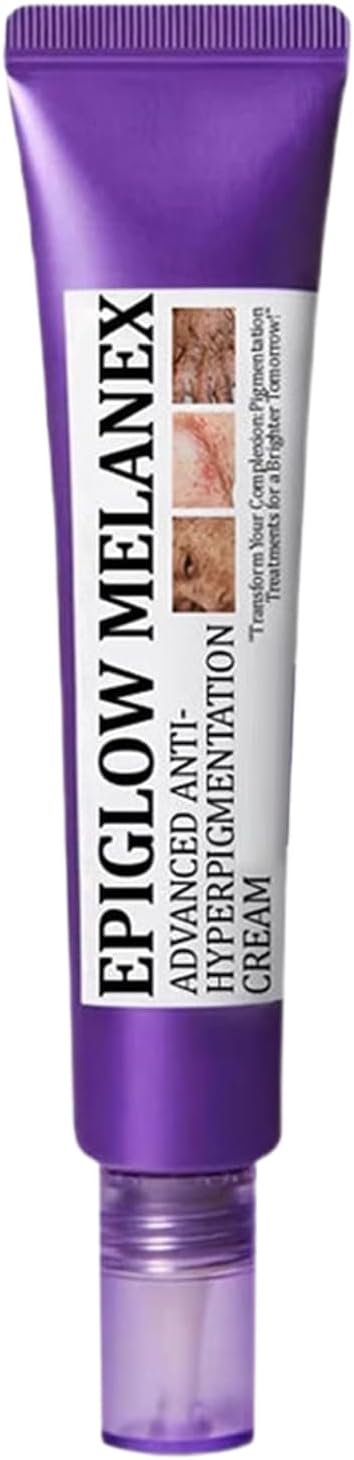 Epiglow Melanex Advanced Anti-Hyperpigmentation Cream, Mild Face Moisturizer, Skin Blemish Removal Product, Skin Radiation Formula, Youthful Appearance, 20 g, for Fade D