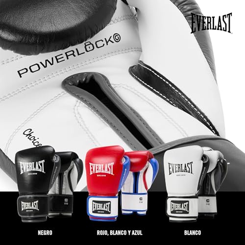 Guantes de boxeo Everlast Powerlock OG Advanced, equipamiento original 5