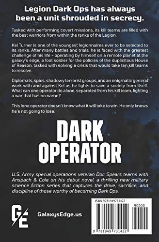 Dark Operator: A Military Science Fiction Special Forces Thriller #TOP1