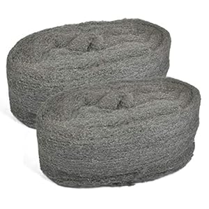 TIMESETL Staalwol pastilles klasse 0000 gereedschap staalwol polijsten van fijne wol staaldraad wol pads staal wol voor onderhoud en afwerking van hout, glas, metaal, steen