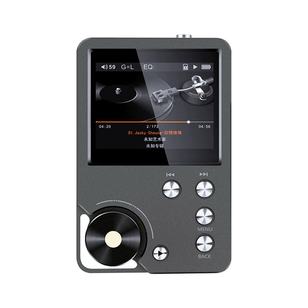 Bezstratny odtwarzacz MP3 Hi-FI DSD cyfrowy odtwarzacz muzyczny o wysokiej rozdzielczości sportowy z możliwością rozszerzenia do 256 GB, bez karty